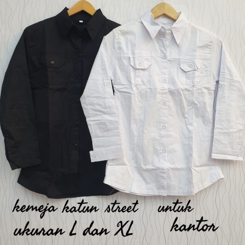 Meygrosir Katun kemeja  street ukuran M.L.XL