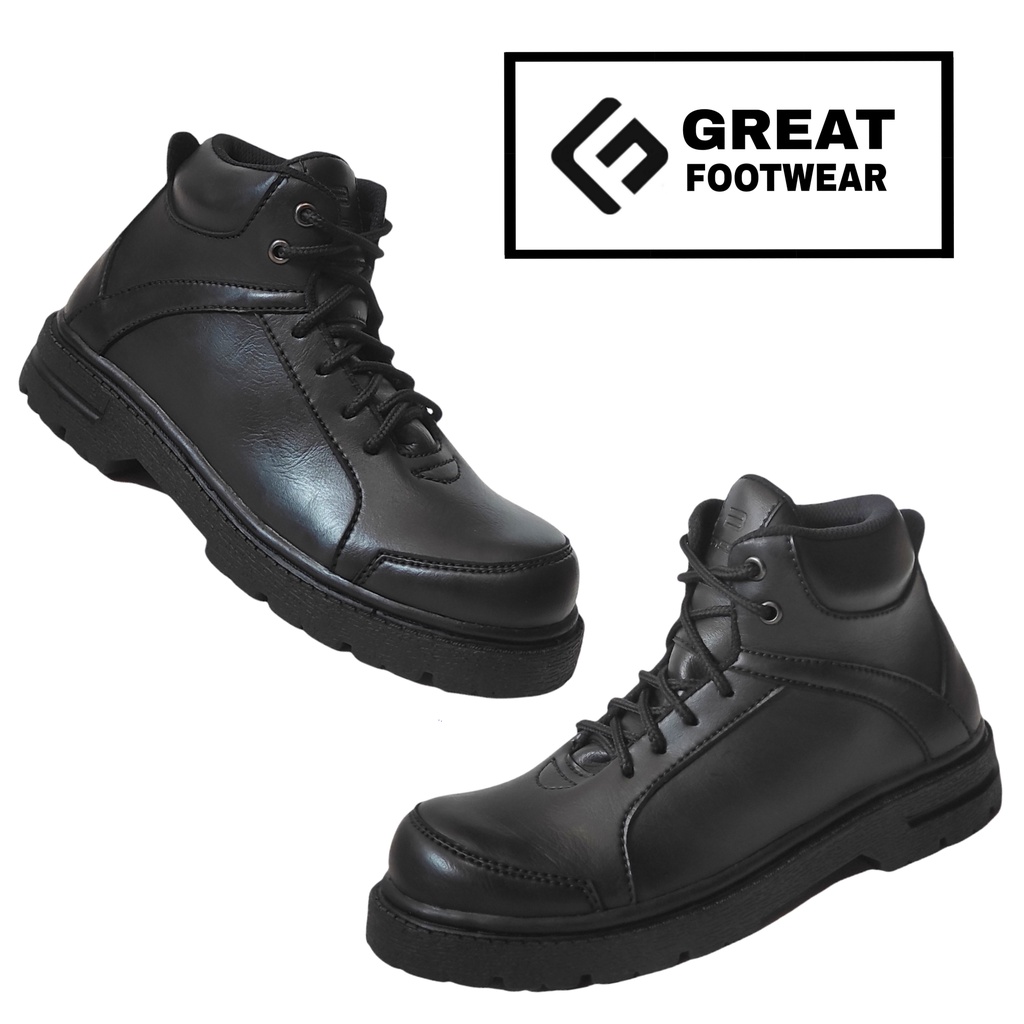 Sepatu Safety Boots Wanita Sepatu Kerja Wanita Ujung Besi Termurah Asli Great Footwear