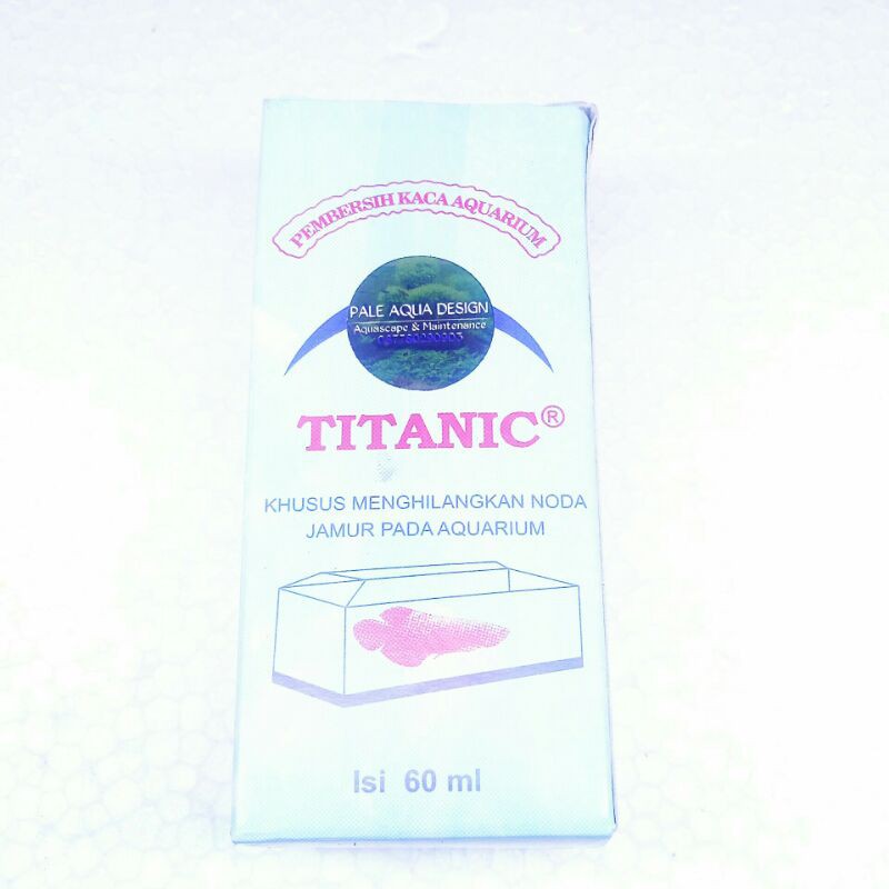 pembersih kerak kaca aquarium titanic