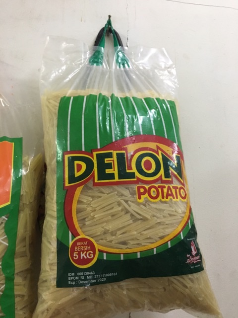 Delon Potato 5kg / Delon Kentang Potato 5kg / Potato Delon 1 bal 5kg / Stik Kentang Delon Potato 5kg