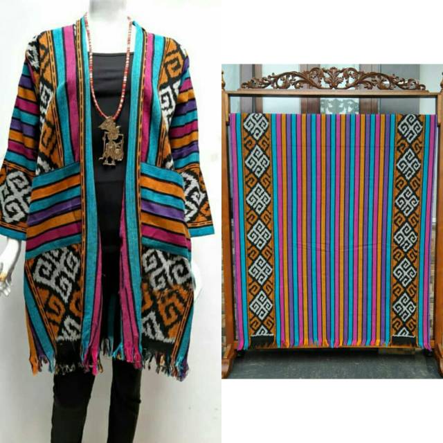 KAIN TENUN MOTIF TORAJA LURIK