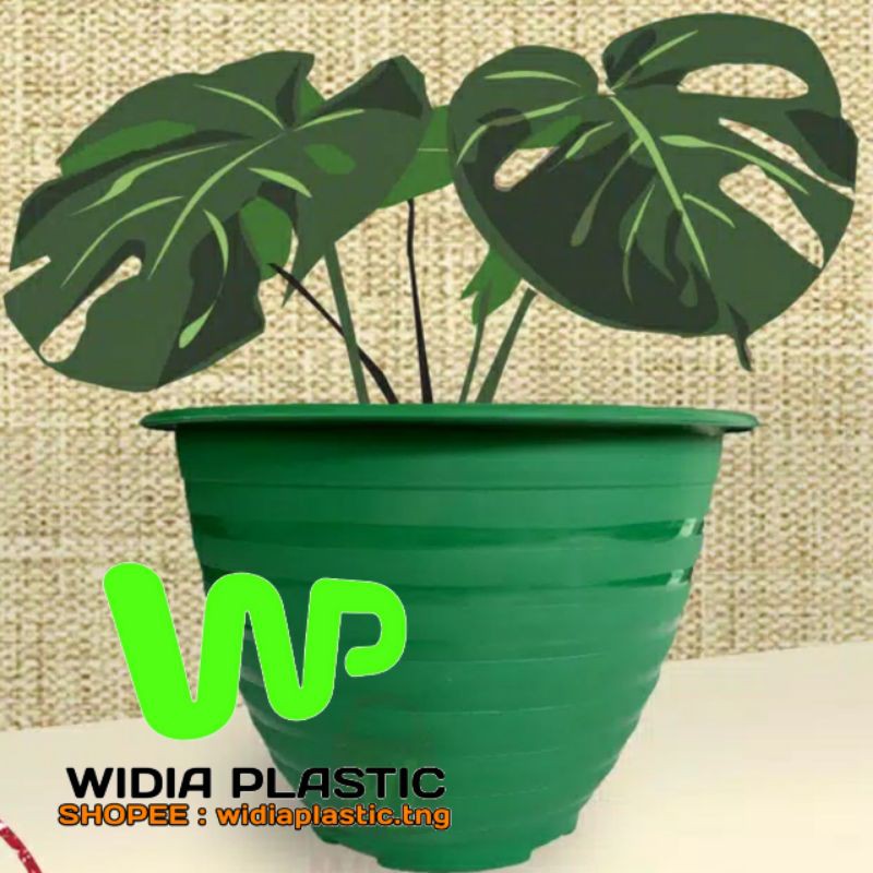 POT TAWON 30cm HIJAU