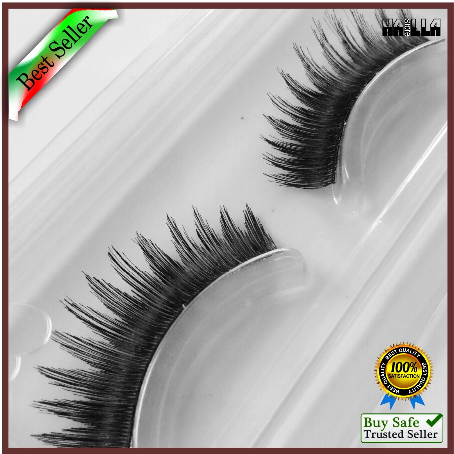 Bulu mata Palsu 062 Fake Eyelash Natural Lembut Premium Bagus Murah Kualitas Export