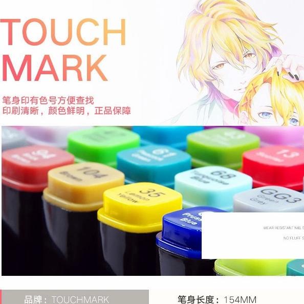

Office & Stationery | Alat Tulis | Touchmark T3 Color Marker Spidol Warna Komic Manga Design 40Pc | Best Seller