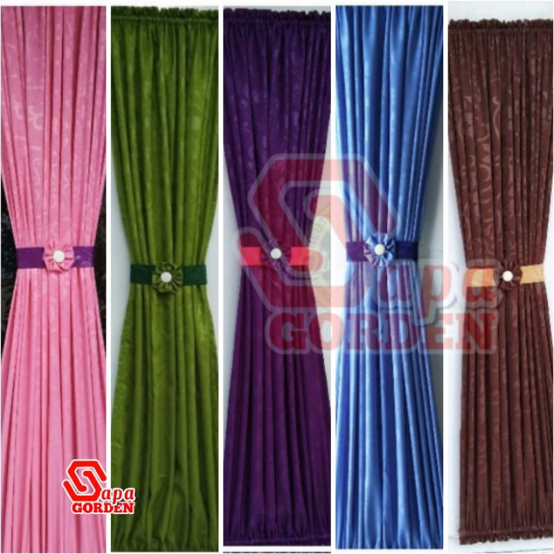 GORDEN SEPIRAL TEBAL IKAT KUPU KUPU