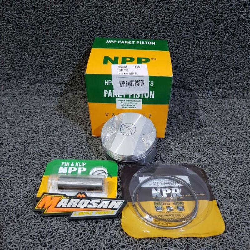 Piston Kit CBR 150 NPP Piston CBR 150 Pin 15 set ring piston STD 50 100 150 200 250 300 350 400 marqsah libaz abeiz-2