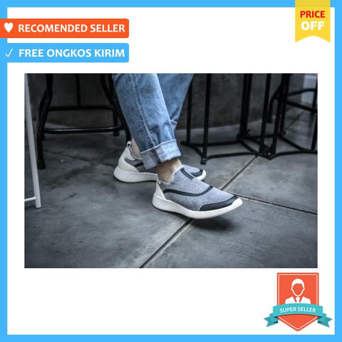 Sepatu Casual / Sepatu Sneakers / Sneakers Jackwell Soho 733 Grey - Sepatu Pria - Sneakers Pria