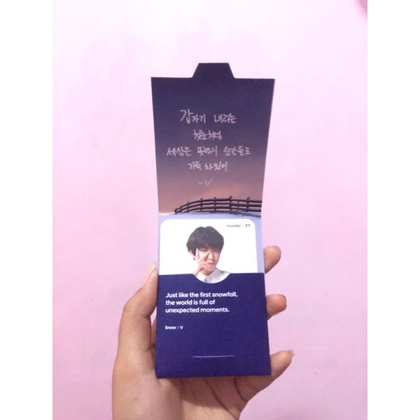 bts x hyundai taehyung v