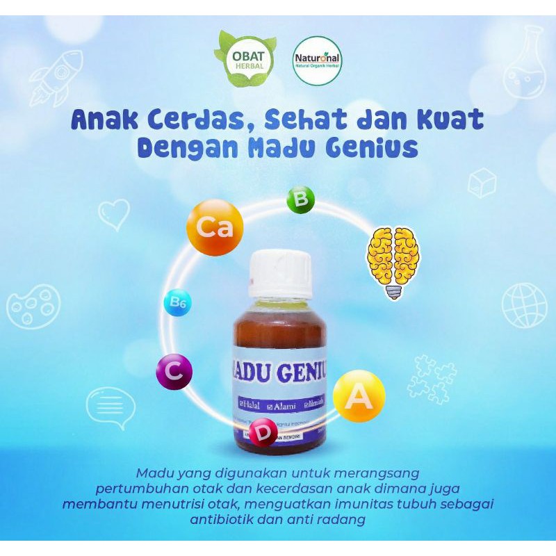 

Penggemuk Badan Madu Anak / Madu Nafsu Makan / Madu Genius Penambah Nafsu Makan Anak