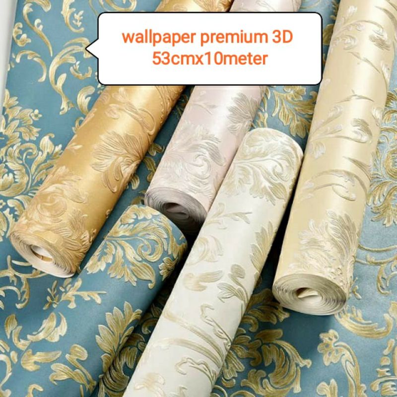 Jual Wallpaper Dinding Vinyl Premium Motif Timbul Mx Cm Shopee Indonesia