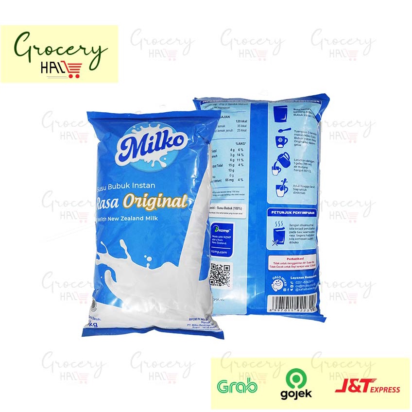 MILKO SUSU BUBUK FULL CREAM 1KG - SUSU BUBUK NZMP