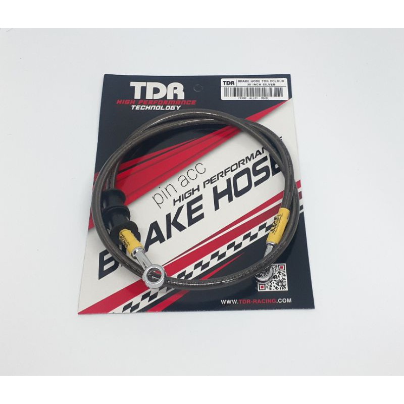 KABEL REM DEPAN/SELANG REM DEPAN 35 INCH(89CM) ( 60cm)CARBON HITAM ORIGINAL TDR RACING 100%