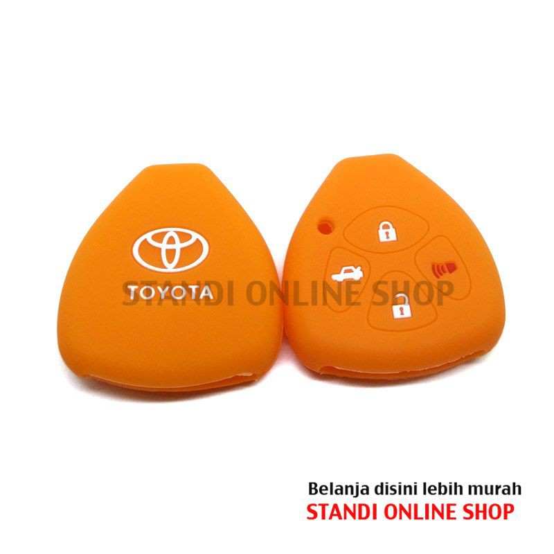 Kondom Kunci Silikon Remote Keyshirt Toyota Camry 4 Tombol