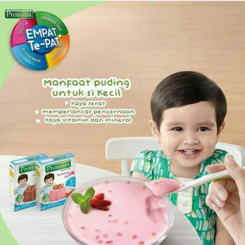 Promina Silky Pudding 100 gram /  Snack puding cemilan anak bayi 8 bulan + 100 g