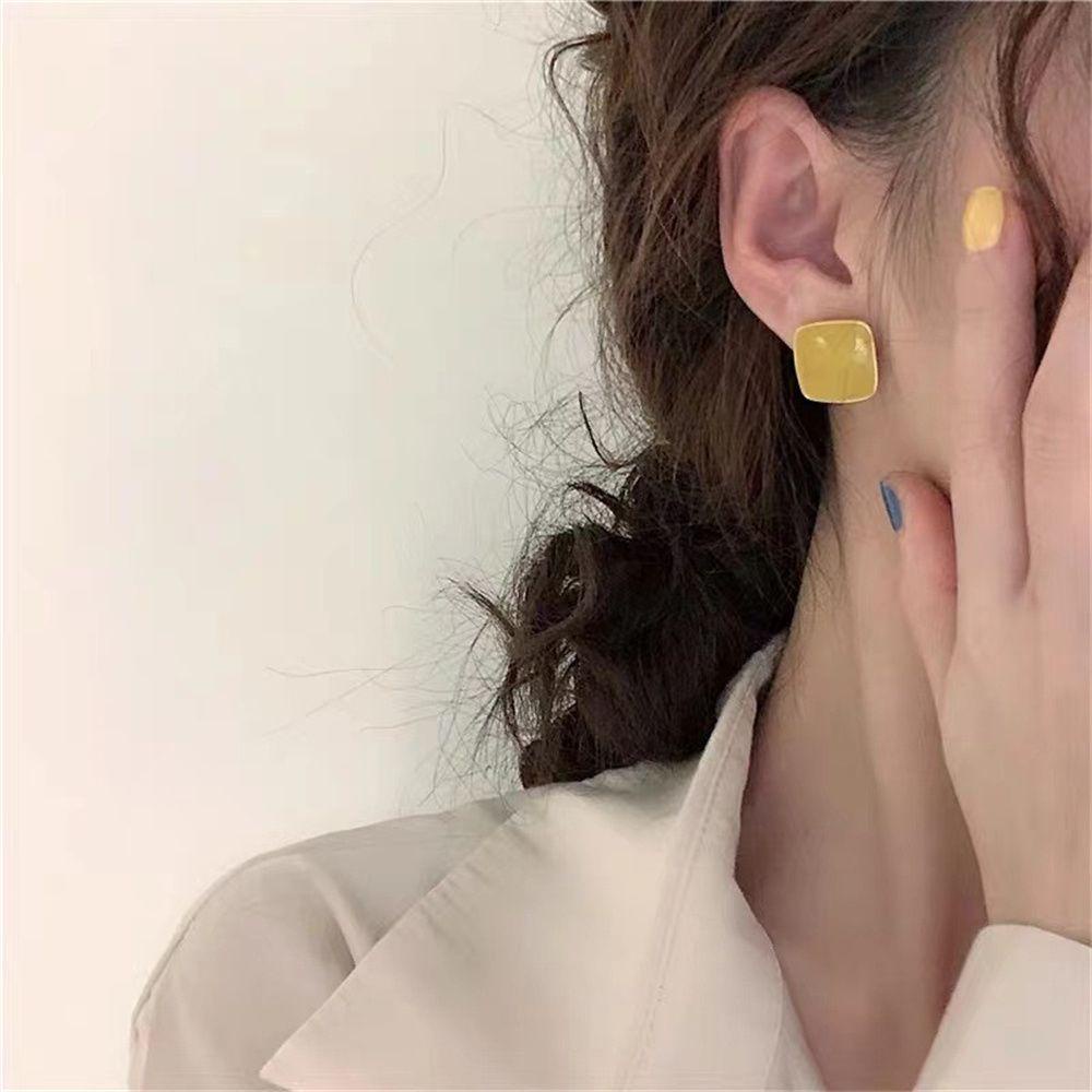 Anting Geometris TOP Anting Geometris Tren Wanita Cantik Anting Tusuk Sederhana