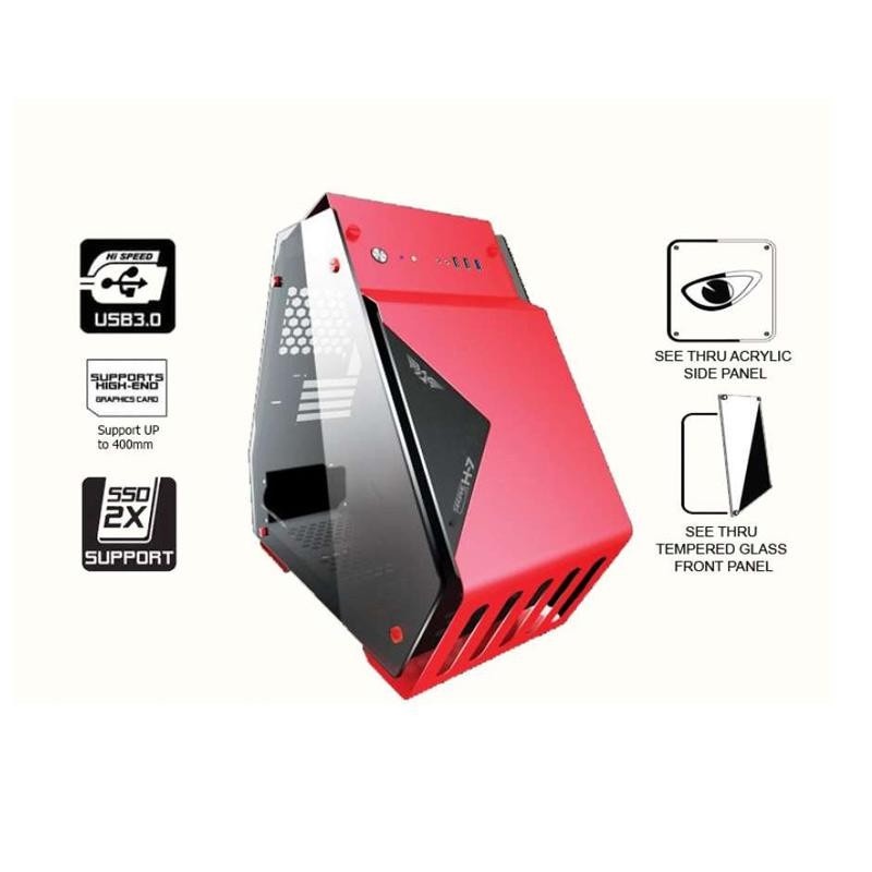 Casing Armaggeddon HAGANE H7 ATX - Case PC Armagedon HAGANE H-7 ATX...