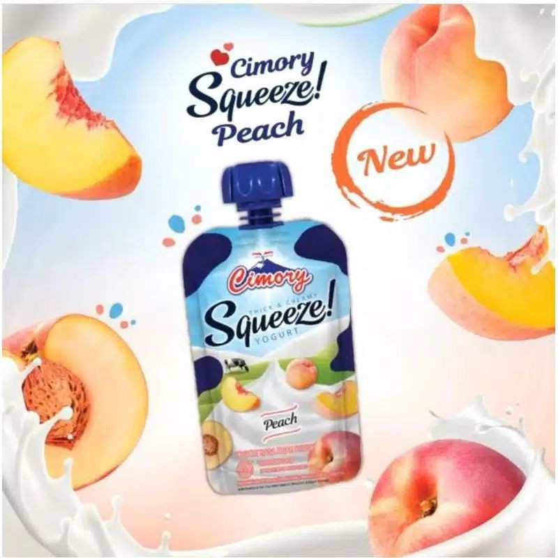 

Cimory Squeeze Yoghurt Peach 120 gr