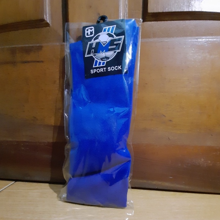 Kaos Kaki Bola Polos Biru