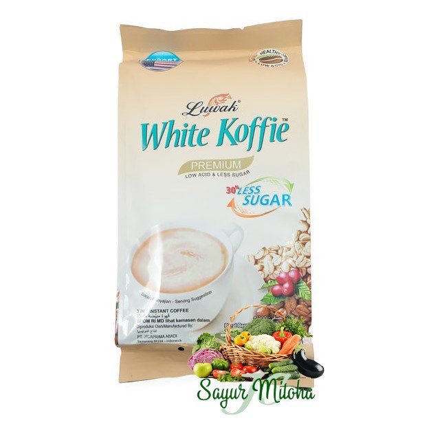 

Luwak White Coffee Less Sugar Kemasan 10 x 20 gram - Kopi Instant - Pasar Online Bandung
