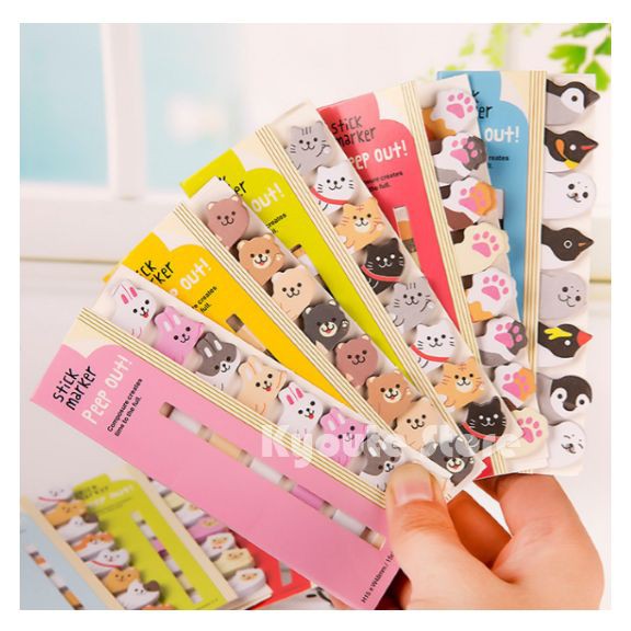 

Langsung Order Sticky Marker Peep Out Motif Hewan Kelinci dan Kaki Kucing - Kelinci Terlaris