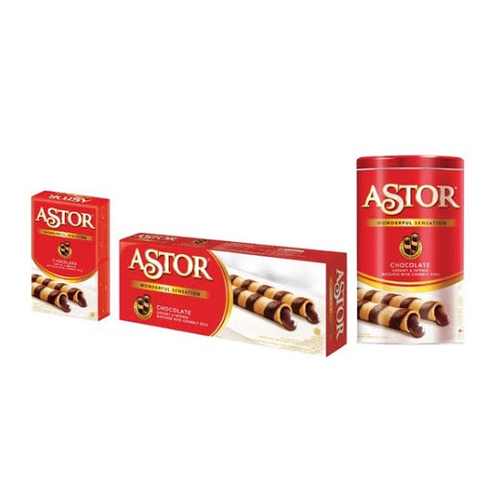 

Astor chocolate box 40gr/box 150gr/kaleng 330gr