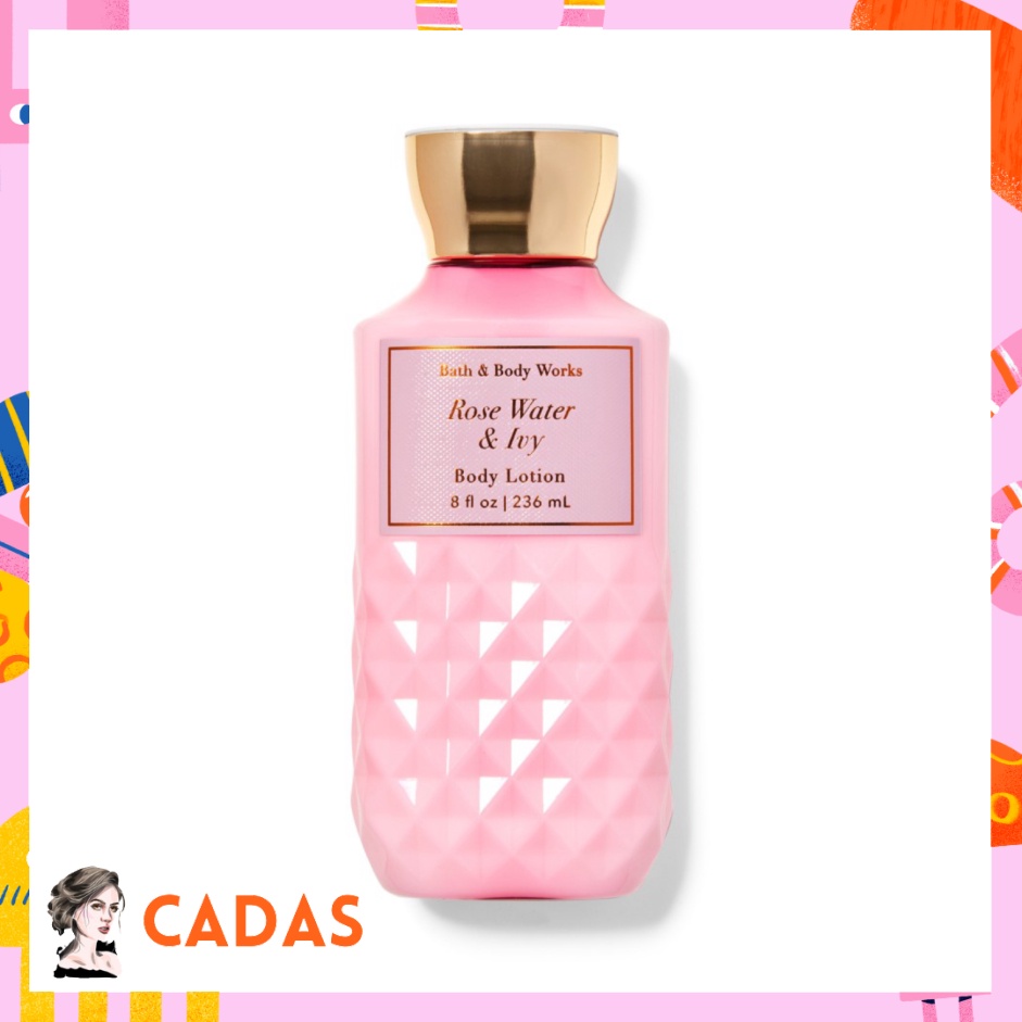 PROMO BATH AND BODY WORKS ROSE WATER  IVY BODY LOTION 236 ML ORIGINAL