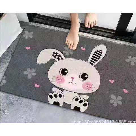 BABEE - KESET KAMAR MANDI ANTI SLIP MOTIF ANIMAL CANTIK / KESET KAKI KARAKTER / LAP KAKI KAMAR TIDUR