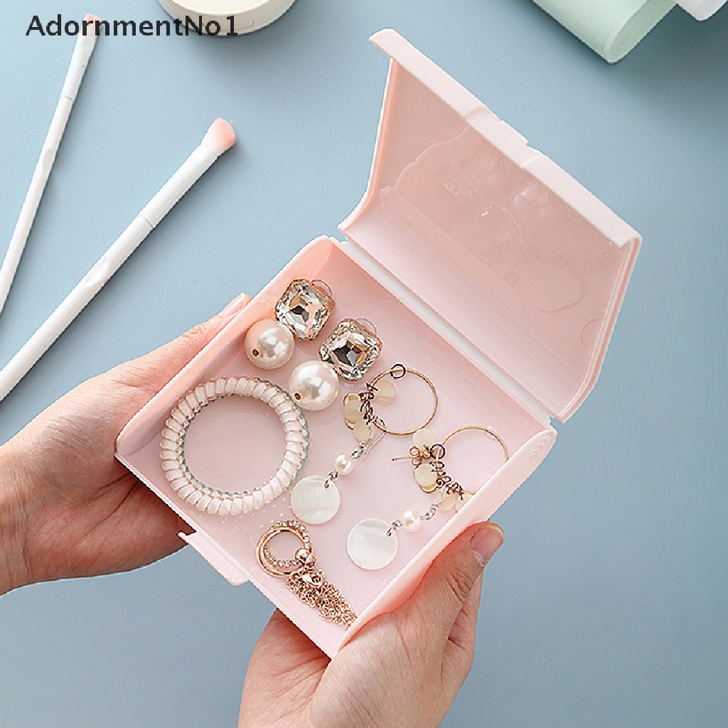 (AdornmentNo1) Kotak Penyimpanan Perhiasan / Kalung / Anting / Kosmetik Portable Anti Air