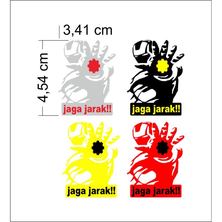 

stiker jaga jarak