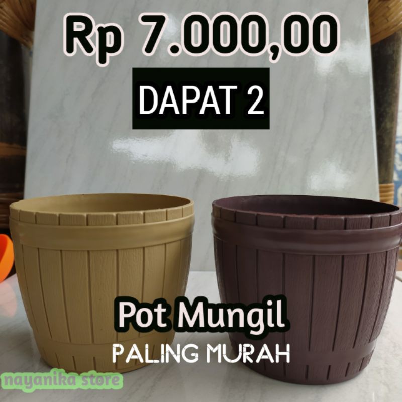 Pot tanaman murah kecil cantik