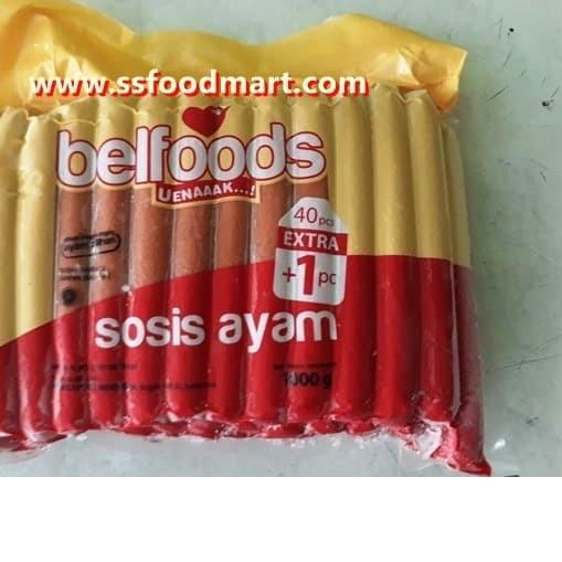 

☁ Belfoods Uenaaak Sosis Ayam 1 Kg 12 cm isi 40 pcs ♫