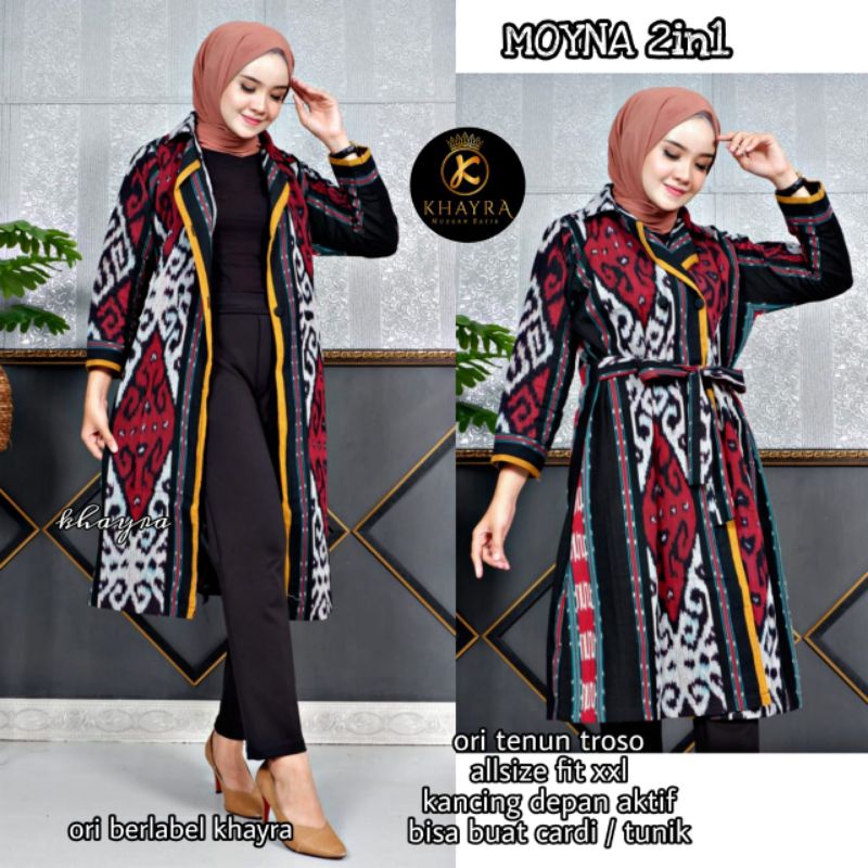 MOYNA 2 IN 1 TUNIK OUTER TENUN