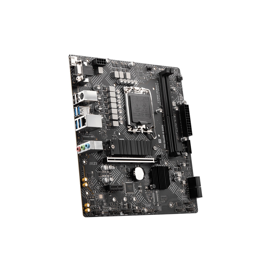 MSI MOTHERBOARD PRO B660M-B DDR4 Intel B660 LGA 1700 mATX