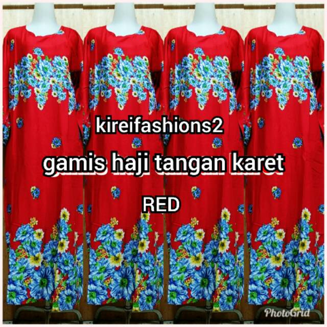 gamis bali tangan karet 0283