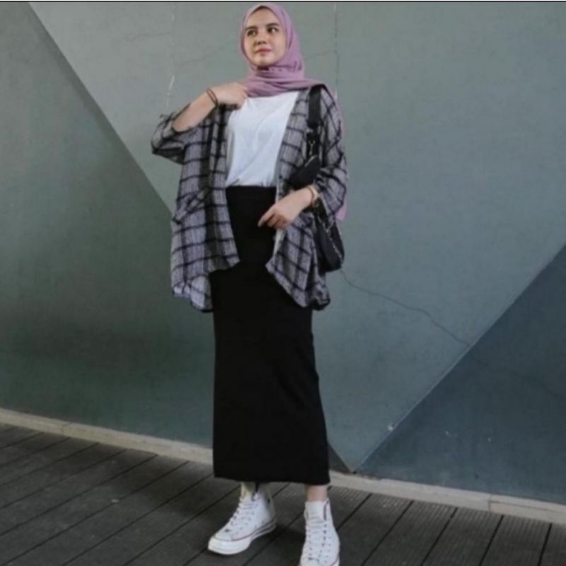 DC_Rok Rajut Span /Rok Knit Premium/Rok Rajut Panjang Knit skirt