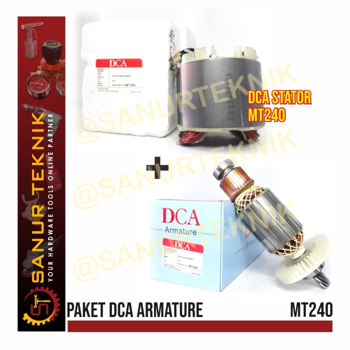 (PAKET) DCA ARMATURE + STATOR MESIN MAKTEC MT240 MT 240 MT-240