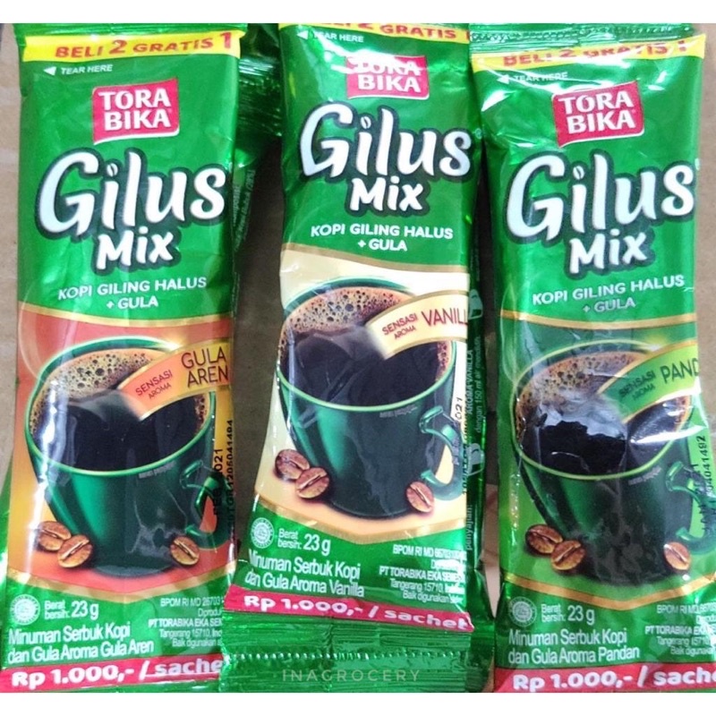 

TORA BIKA GILUS MIX 10 SACHET / GILIS MIX GULA AREN GILING HALUS KOPI ANAK MUDA