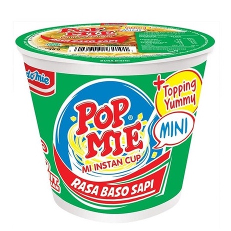 

Pop mie mini bakso sapi new 38gr