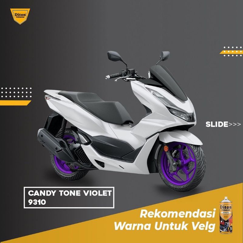 Pilok Ungu Candy Tone Violet Paket Diton Premium Cat Semprot Sepeda Motor Mobil Velg Helm  Termurah 