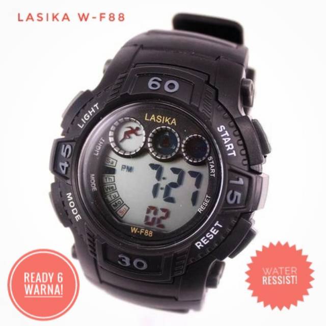 jam tangan Anak-Anak Remaja Cewek Cowok/Jam Tangan Digital Sport Lasika Wf88 Pria Wanita Ori Murah