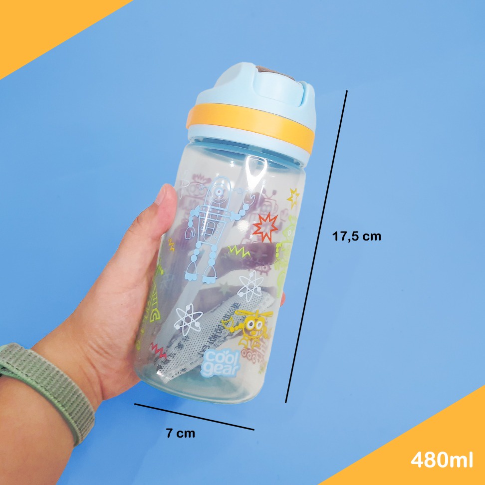 ORIGINAL COOL GEAR BOTOL MINUM SEDOTAN  480ml 2894