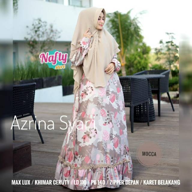 MJ AZRINA SYARI GAMIS SET JILBAB