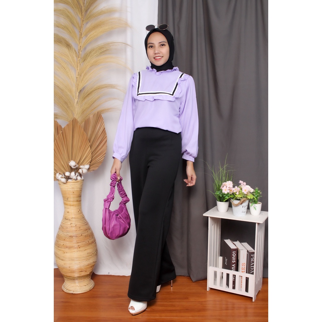 RX Fashion - Boni Top Katun Twistcone / Blouse Wanita / Atasan