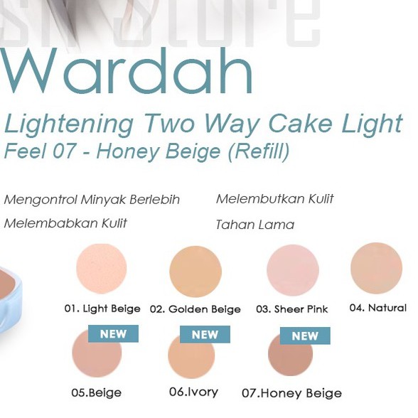 (BISA COD) Wardah Lightening Powder Foundation  - TWC Light Feel (Tempat / Kaca)