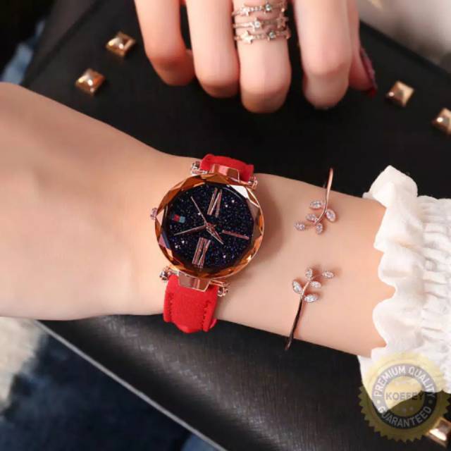 Promo Sale!! Jam Tangan Wanita Romawi Kulit C4008