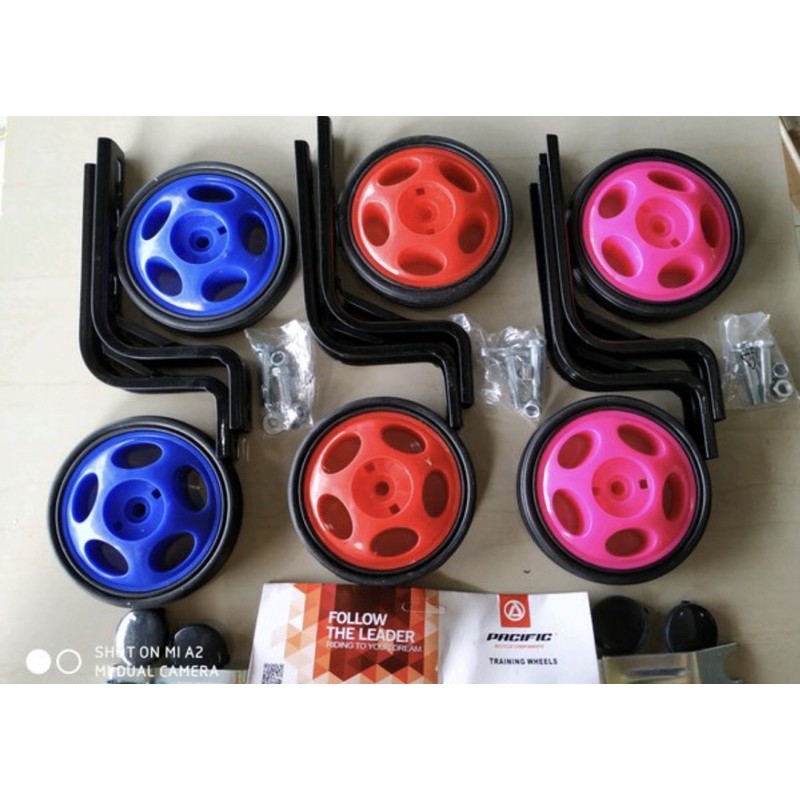 Ban Tambahan Sepeda Anak samping roda  bantuan 4 roda bantu sepeda anak Turanza penyeombang ban kaki sepeda-5