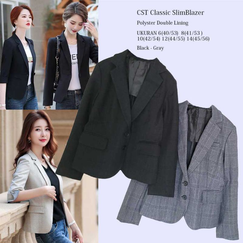 CLOVIS COAT Blezer Wanita Original Branded