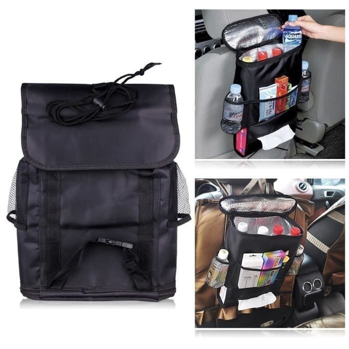 car organizer bag penahan panas dan dingin / tas jok mobil multi fungsi