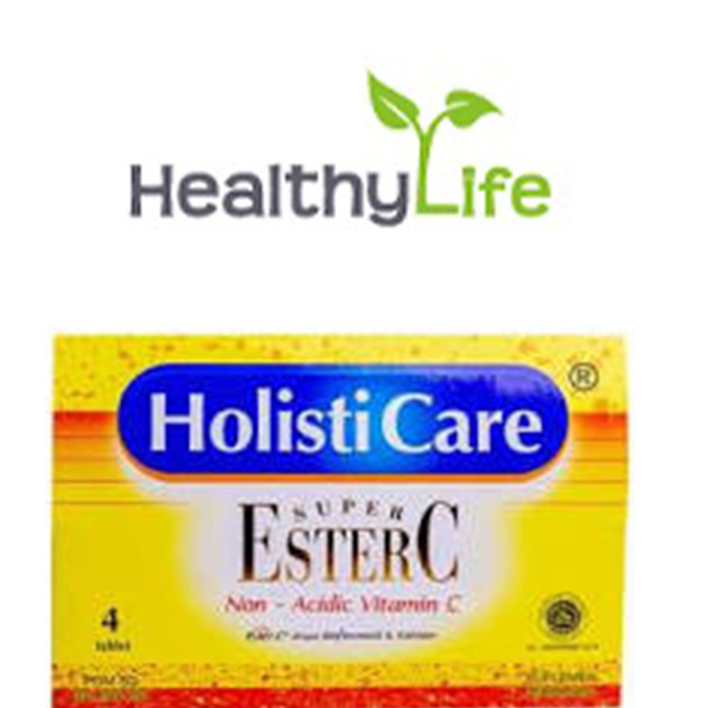 Jual ESTER C HOLISTICARE 1 Strip isi 4 tablet ORIGINAL Shopee Indonesia