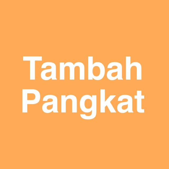 Tambah Pangkat Lidah diPundak